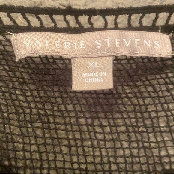 Valerie Stevens Crocheted Top Cardigan Size XL - Picture 8 of 8